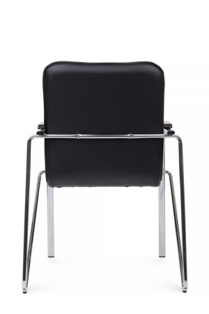 Стул Самба с деревянными подлокотниками SMB-02H Черный (Черный)