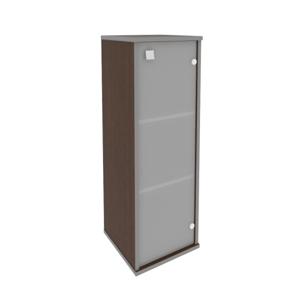 Шкаф средний  узкий, правый Style Л.СУ-2.4Пр 412x410x1215 (Венге Цаво)