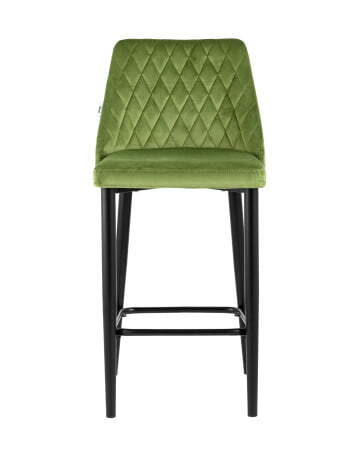 Стул полубарный Диего велюр травяной (Стул полубарный Диего травяной)