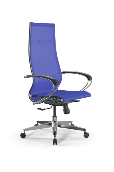 Кресло для руководителя Метта SynchroSit 10 B1-107K - T /Km00/Nb00/K1cL(M20.B22.G18.W02) (Васильковый)