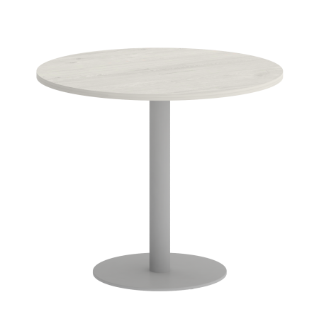 Стол круглый VR.SP-5-90.1 900x900x750 (Дуб Наварра/Серый Металл)