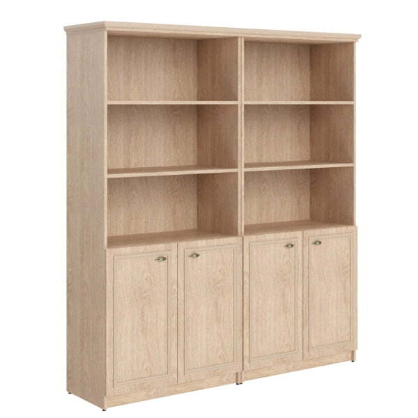 Шкаф высокий 2-х секционный с малыми дверьми Raut RHC 180.5 1808x466x2023 (Дуб Девон)