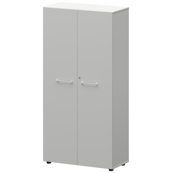 Шкаф высокий закрытый Кортез СМШ48F(Б) 792x362x1595 (Белый)