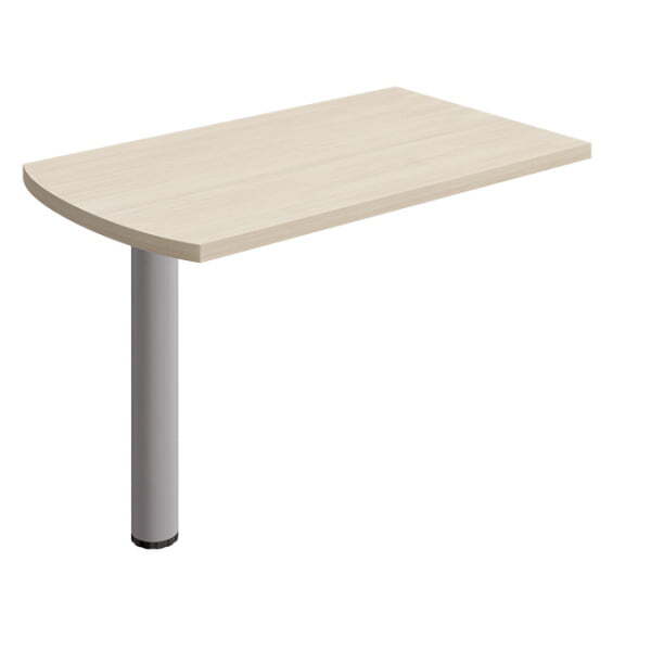 Брифинг-приставка на металлической опоре Борн B 304-003 1200x700x750 (Дуб шамониСерый)