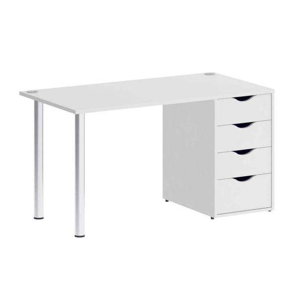 Стол письменный VR.SP-3-138.4 1380x720x750 (Белый Бриллиант)