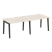 Стол переговорный на деревянных опорах Onix Wood OW.PRG-2.2 2360x980x750 (Тиквуд Светлый/Дуб Темный)