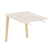 Брифинг-приставка на деревянных опорах Onix Wood Direct OW.BR-9 980x720x750 (Тиквуд Темный/Дуб Светлый)