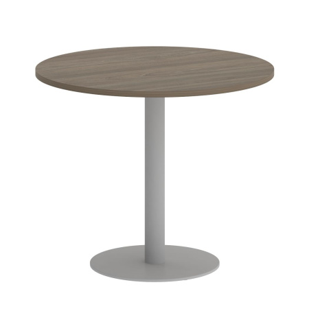 Стол круглый VR.SP-5-90.1 900x900x750 (Вяз благородный/Серый Металл)
