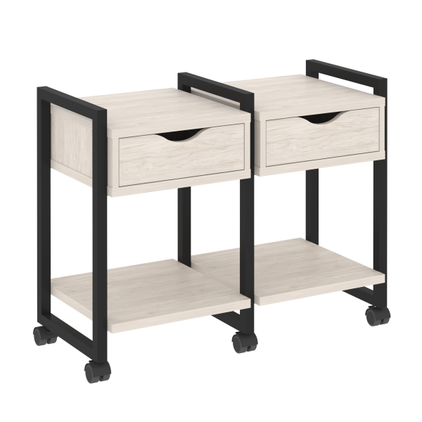 Тумба на колесных опорах наборная VR.L-TN-1.K 970x460x767 (Денвер Светлый/Черный металл)