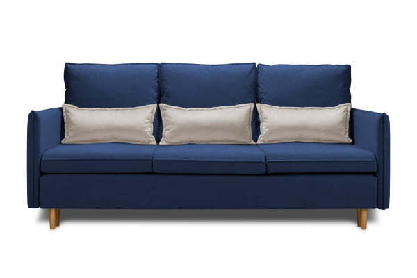 Диван 3-местный раскладной Oliver (2120x1000x960) Синий (Синий)