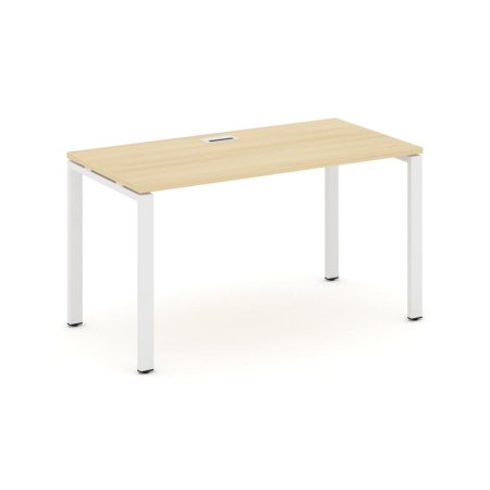 Стол письменный SN-6P.SP-002 (1180х600х750) (Акация Лорка/Металл Белый)