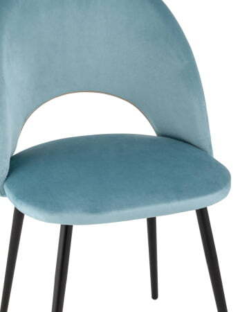 Стул Меган велюр пыльно-голубой (Стул Меган пыльно-голубой)