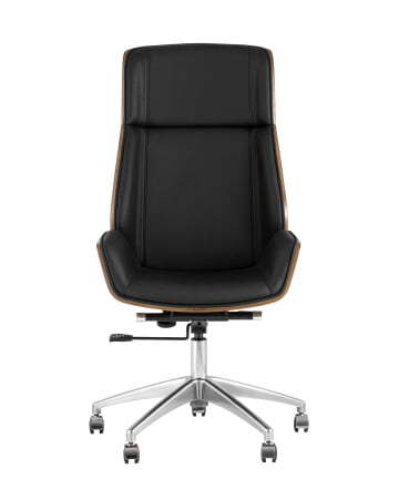 Кресло руководителя TopChairs Crown черное (Компьютерное кресло Crown черный)