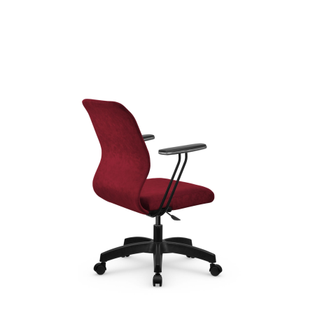 Кресло для руководителя Метта SU-Mr-4(Vivaldi)/подл.110/осн.005 (Красный)