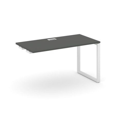 Стол-приставка к опорным элементам SN-6O.OPRS-014 (1580х700х750) (Антрацит/Металл Белый)