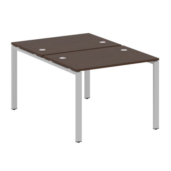 Рабочая станция Metal System Style БП.РАС-СП-2.1 1000x1475x750 (Венге Цаво/Серый металл)