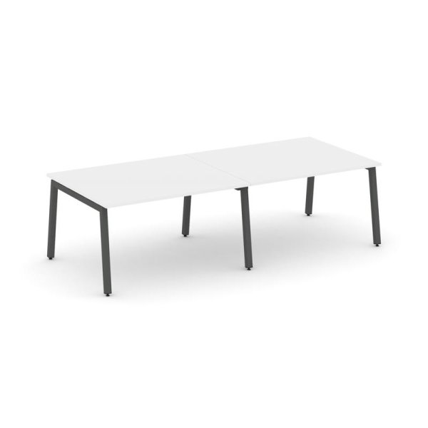 Стол переговорный SN-5A.SPRG-044.3 (3160х1180х750) (Белый/Металл Антрацит)