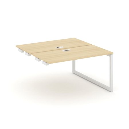 Стол-приставка к опорным элементам SN-5O.DPRS-023 (1380х1632х750) (Акация Лорка/Металл Белый)