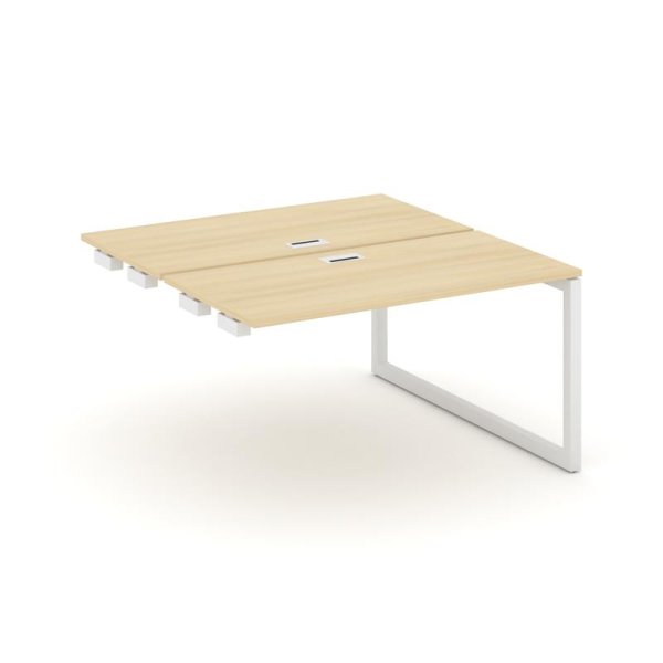Стол-приставка к опорным элементам SN-5O.DPRS-013 (1380х1432х750) (Акация Лорка/Металл Белый)