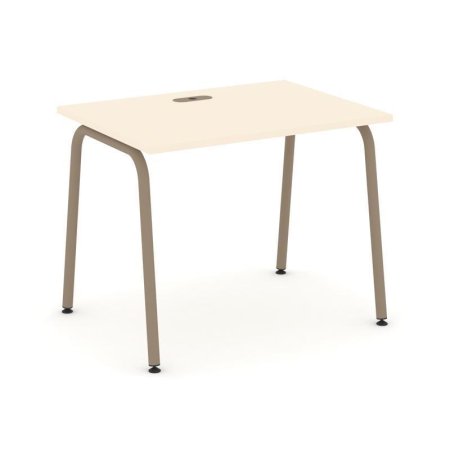 Стол рабочий ES.SP-1-LK (980х730х750) (Сатин/Металл Латте)