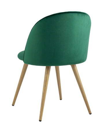Стул Лион Страйпс велюр зеленый (Стул Лион зеленый)