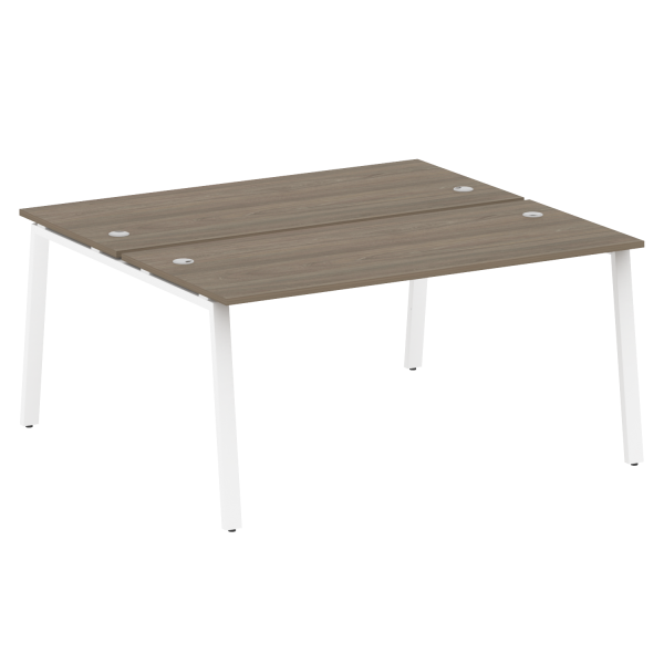 Рабочая станция Metal System Style БА.РАС-СП-2.4 1600x1475x750 (Вяз/Белый металл)