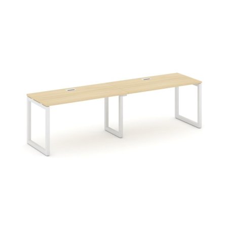 Рабочая станция 1 сторонняя SN-5O.ORS-012 (2360х700х750) (Акация Лорка/Металл Белый)
