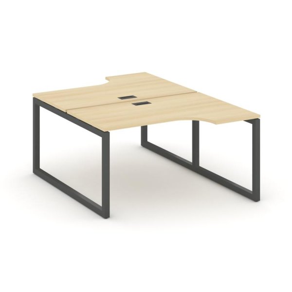 Рабочая станция эргономичная SN-5O.DRPA-022 (1580х1632/1992х750) (Акация Лорка/Металл Антрацит)