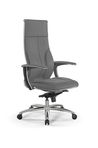 Кресло для руководителя Метта Samurai L1-11U - Infinity /Kc06/Wm06/U0mL-mL(M06.B31.G04.W03) (Серый)