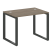 Стол письменный Metal System Style БО.СП-1 1000x720x750 (Дуб Наварра/Серый металл)