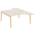 Рабочая станция на деревянных опорах Onix Wood OW.D.SA-4 1580x2395x750 (Тиквуд Светлый/Дуб Темный)
