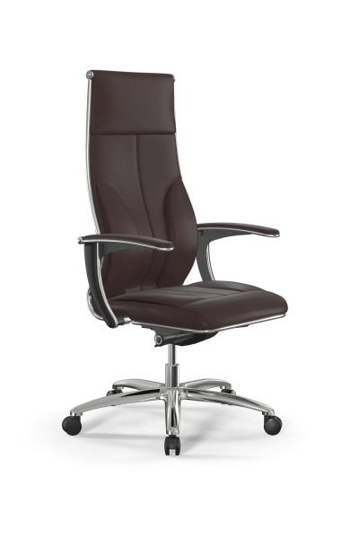 Кресло для руководителя Метта Samurai L1-11U - Infinity /Kc06/Wm06/U0mL-mL(M26.B31.G20.W03) (Темно-коричневый)
