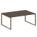 Переговорный стол 1 столешница Metal System Style БО.ПРГ-1.5 1800x1235x750 (Дуб Наварра/Серый металл)