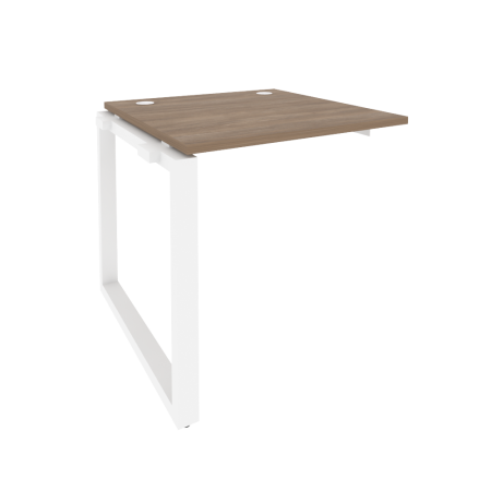 Наборный элемент рабочей станции на О-образном м/к Onix O.MO-1.NRS-0.8 780x800x750 (Дуб Аризона/Белый Металл)
