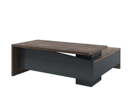 Стол руководителя Torston Т-20Л.0000 2000x2000x750 (Дуб Бунратти/Антрацит)