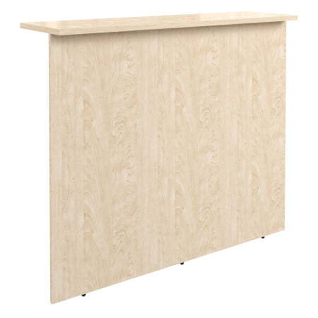 Стойка ресепшен прямая Dex DMS 140 1400x400x1200 (Бук Тиара)