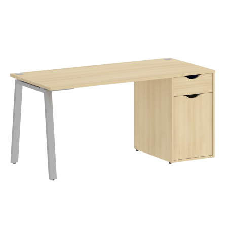 Стол письменный VR.SP-3-158.1.A 1580x720x750 (Акация Лорка/Серый Металл)