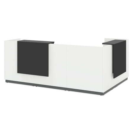 FASTA CORNER Приемная стойка угловая (Белый Графит)