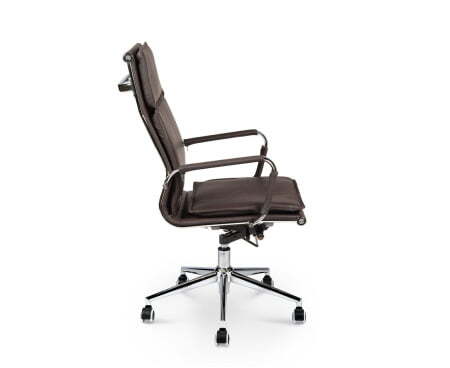 Харман / (brown) хром / темно- коричневая экокожа (Коричневый)