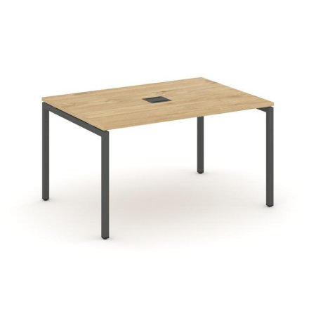 Стол переговорный SN-4P.SPRG-003 (1380х980х750) (Тиквуд Светлый/Металл Антрацит)