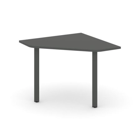 Угловой элемент переговорного стола SN-6.UPRG-001 (1180х1180х750) (Антрацит/Металл Антрацит)