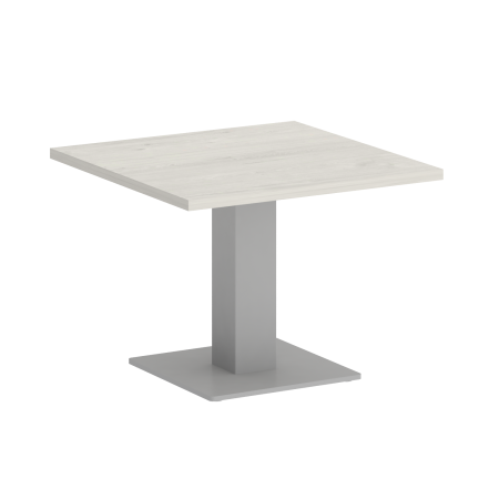 Стол журнальный квадратный VR.SP-5-60.2G 600x600x450 (Дуб Наварра/Серый Металл)