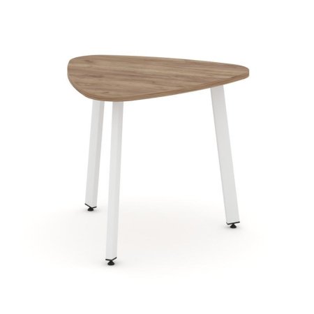 Стол переговорный SN-6.SPRG-70.3 (900х900х750) (Дуб Табак/Металл Белый)