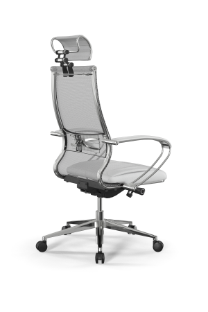 Кресло для руководителя Метта Samurai L2-6K - TS+Infinity /Kc00/Wm06/K2cL/H2cL-3D(M26.B32.G25.W03) (Белый)