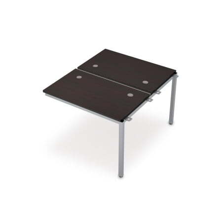 6МБС.267 Сдвоенные бенч-системы, средний модуль (1000x1235x750) (Венге/Алюминий матовый)