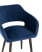 Стул с подлокотниками Саймон велюр темно-синий (Стул Саймон темно-синий)