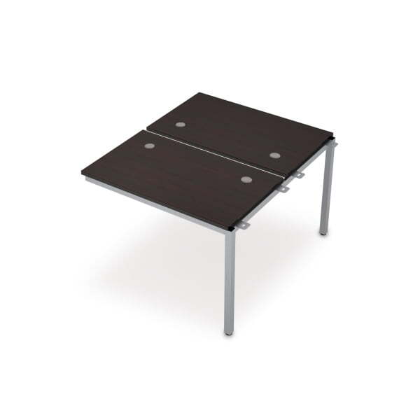 6МБС.267 Сдвоенные бенч-системы, средний модуль (1000x1235x750) (Венге/Алюминий матовый)