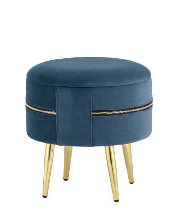 Пуф Тильда велюр сине-зеленый (Пуф Тильда сине-зеленый)