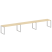 Рабочая станция Metal System Style БО.СМ-3.5 5400x720x750 (Дуб Наварра/Серый металл)