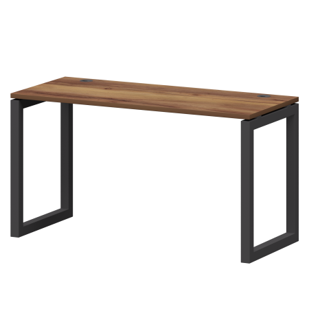 Стол на металлокаркасе Смарт СМС25-О-18К.60.Пр50 1800x600x750 (Таксония/Антрацит)